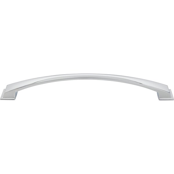 12 Center-to-Center Polished Chrome Arched Roman Appliance Handle